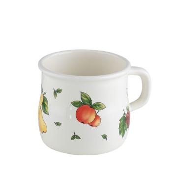 Riess Topf mit Bördel / Becher gebaucht, Fruit Garden